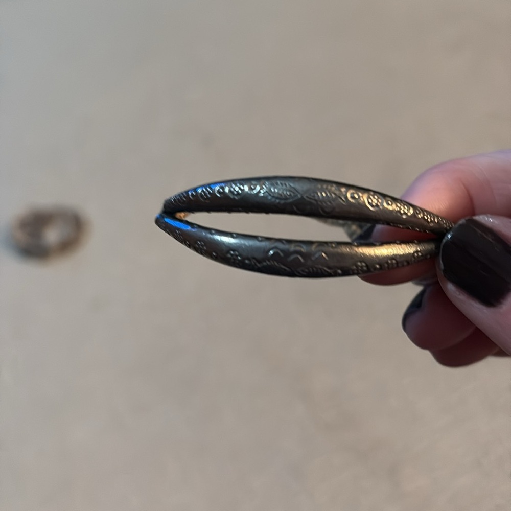 Chan Luu Silver Tone Engraved Bracelet - Picture 5 of 5